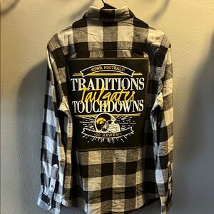 Black and White Checkered Men's Shirt